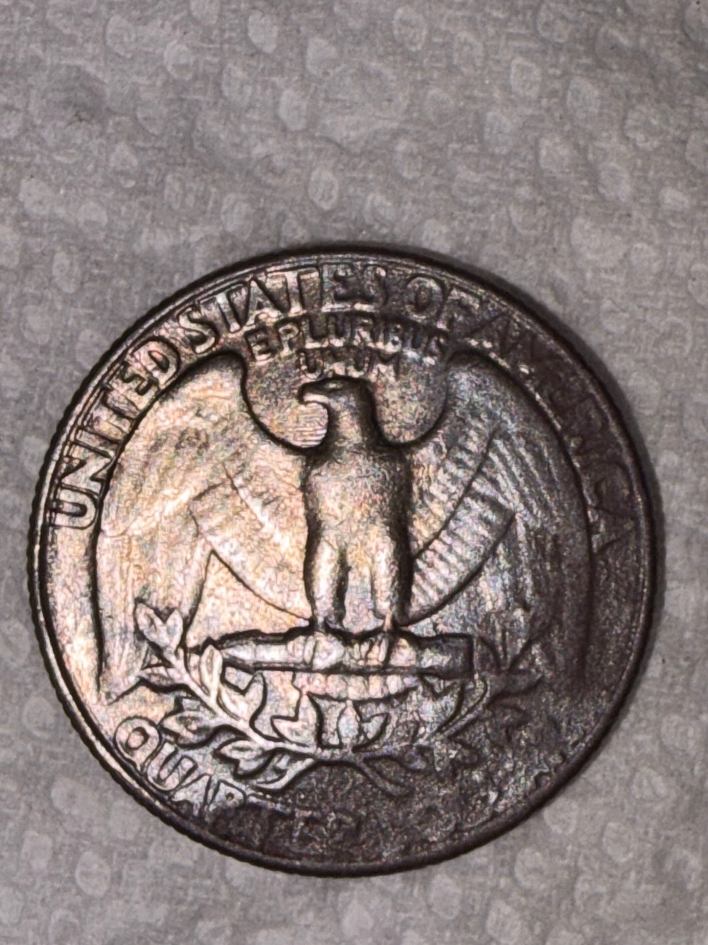 United States Quarter Coin - Silver/Gray Collectible